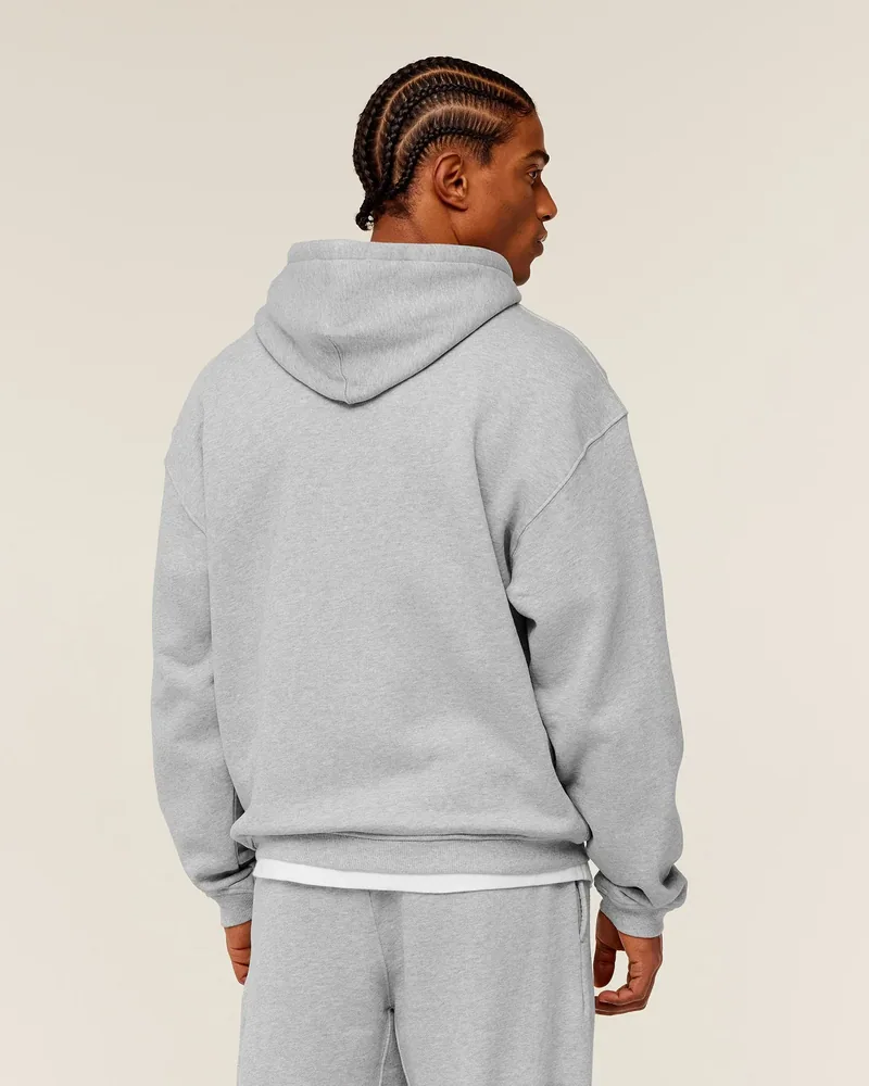 Fade Graphic Zip Trough Hoodie de Gymshark en Grey. Foto de referencia en Grey