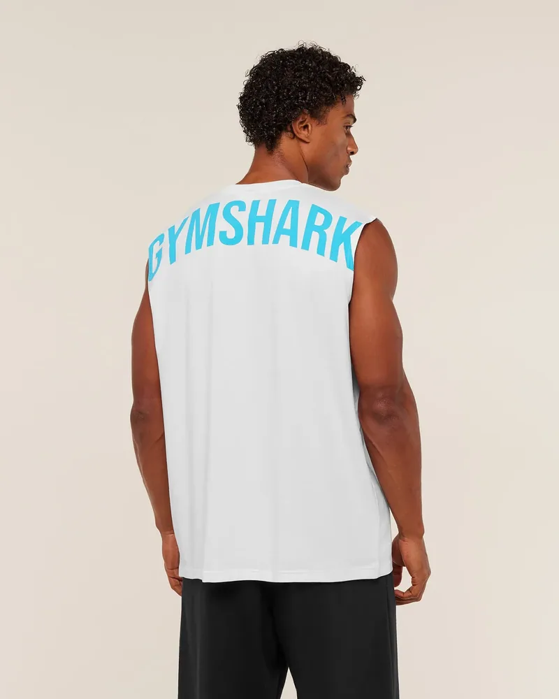 Power Cut Off Tank de Gymshark en Blue