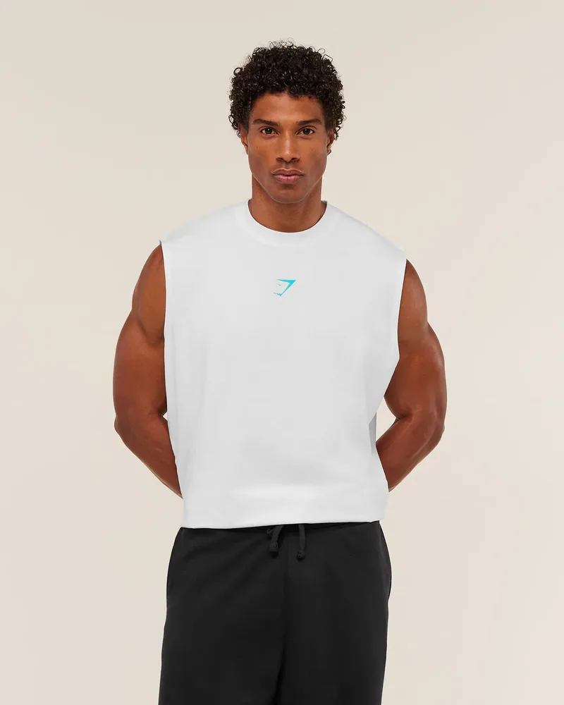 Power Cut Off Tank de Gymshark en Blue