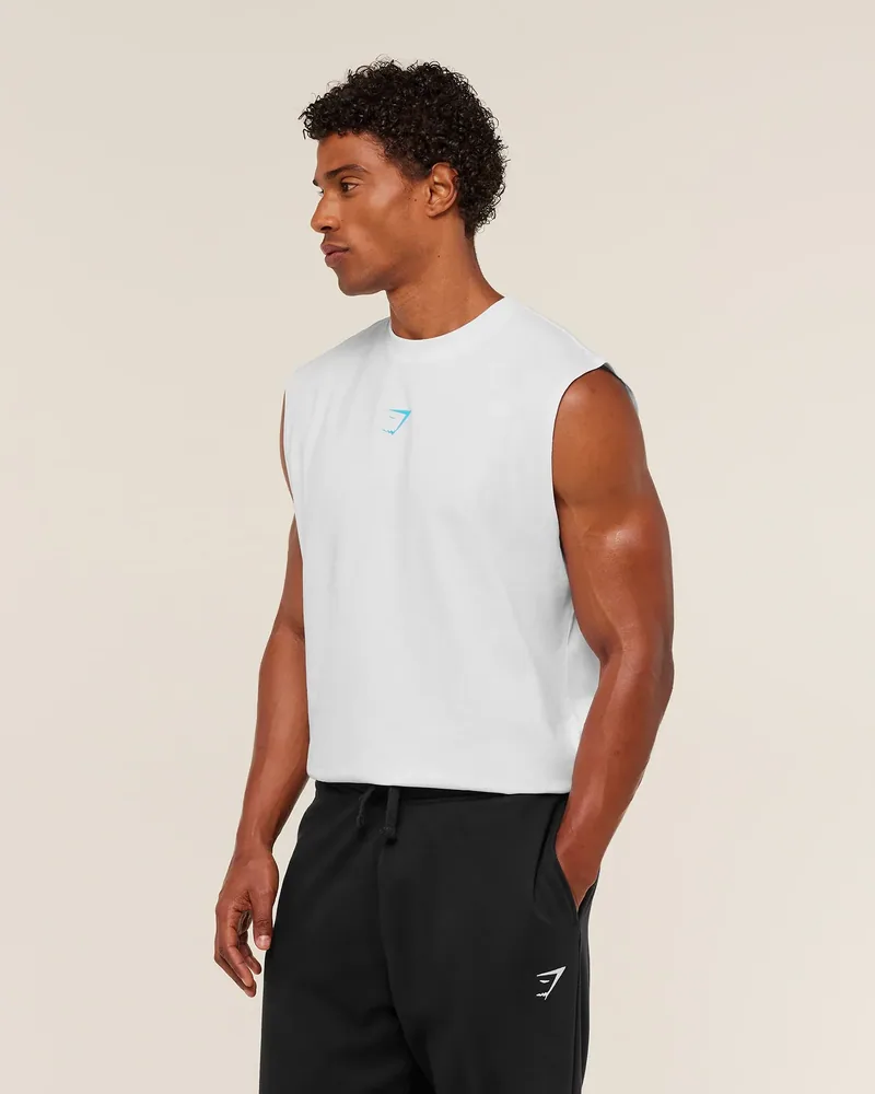 Power Cut Off Tank de Gymshark en Blue