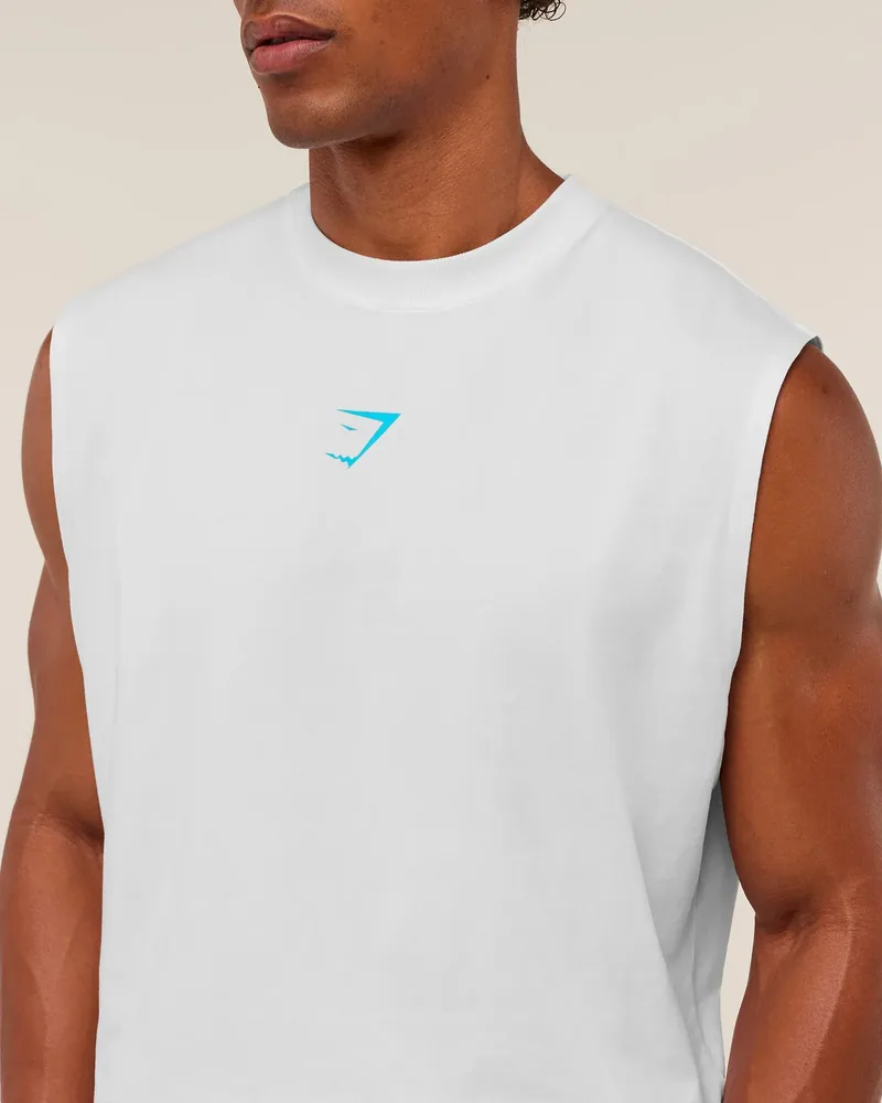 Power Cut Off Tank de Gymshark en Blue