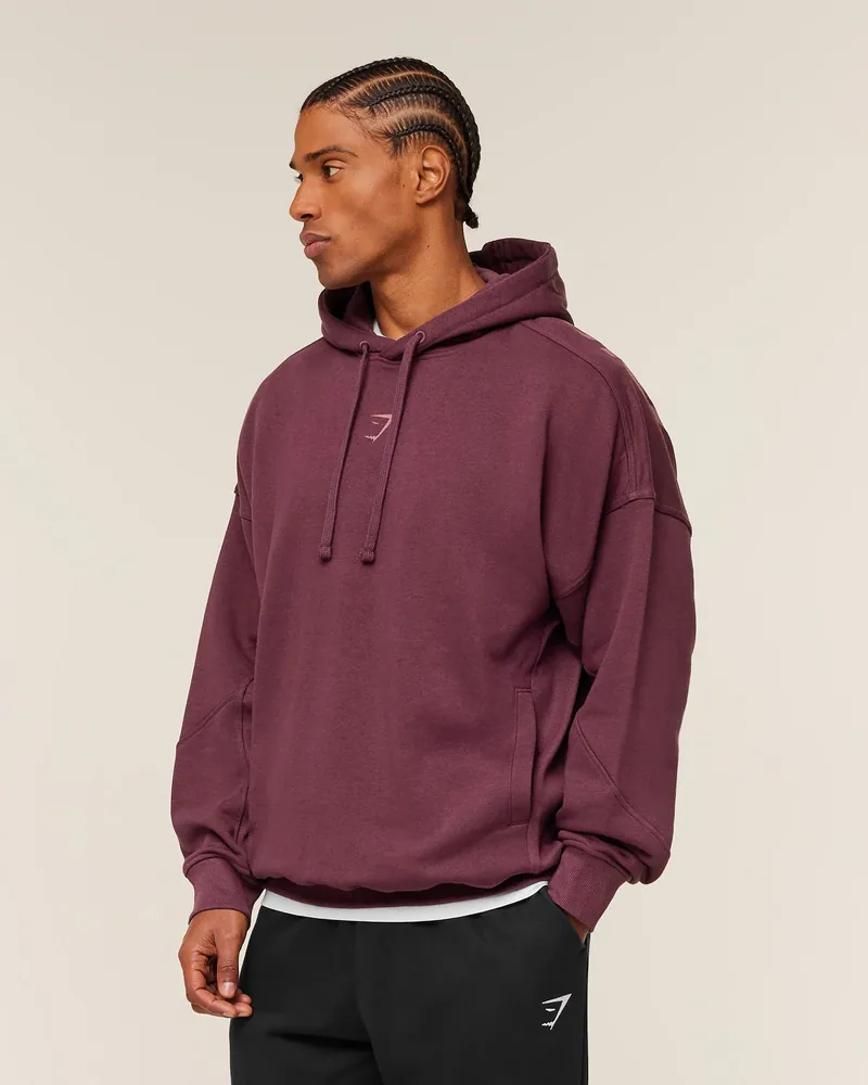 Power Hoodie de Gymshark en Gs Impact Burgundy