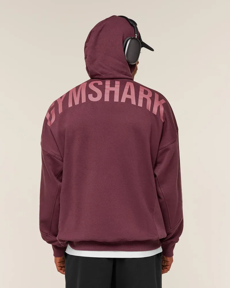 Power Hoodie de Gymshark en Gs Impact Burgundy