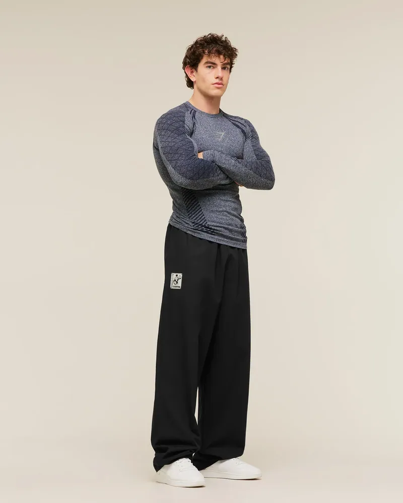 Devant Seamless Long Sleeve de Gymshark en Blue