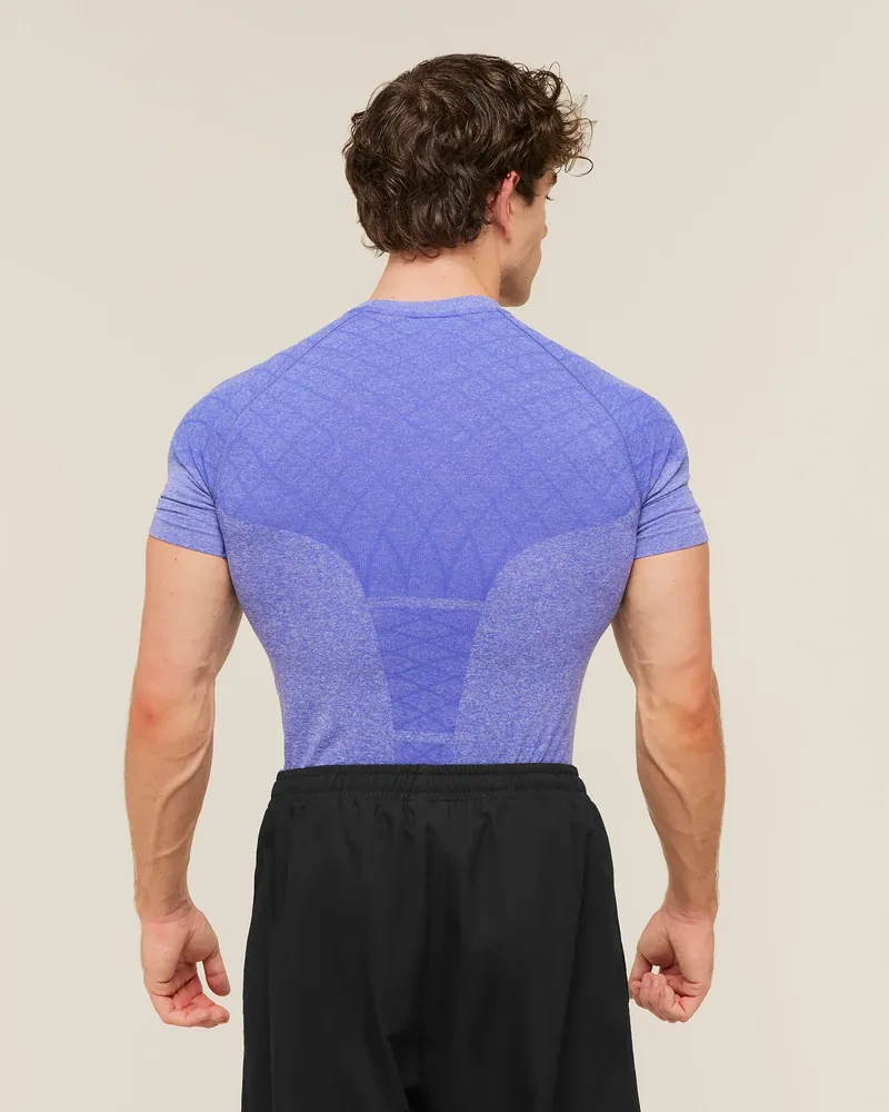 Devant Seamless T-Shirt de Gymshark en Purple