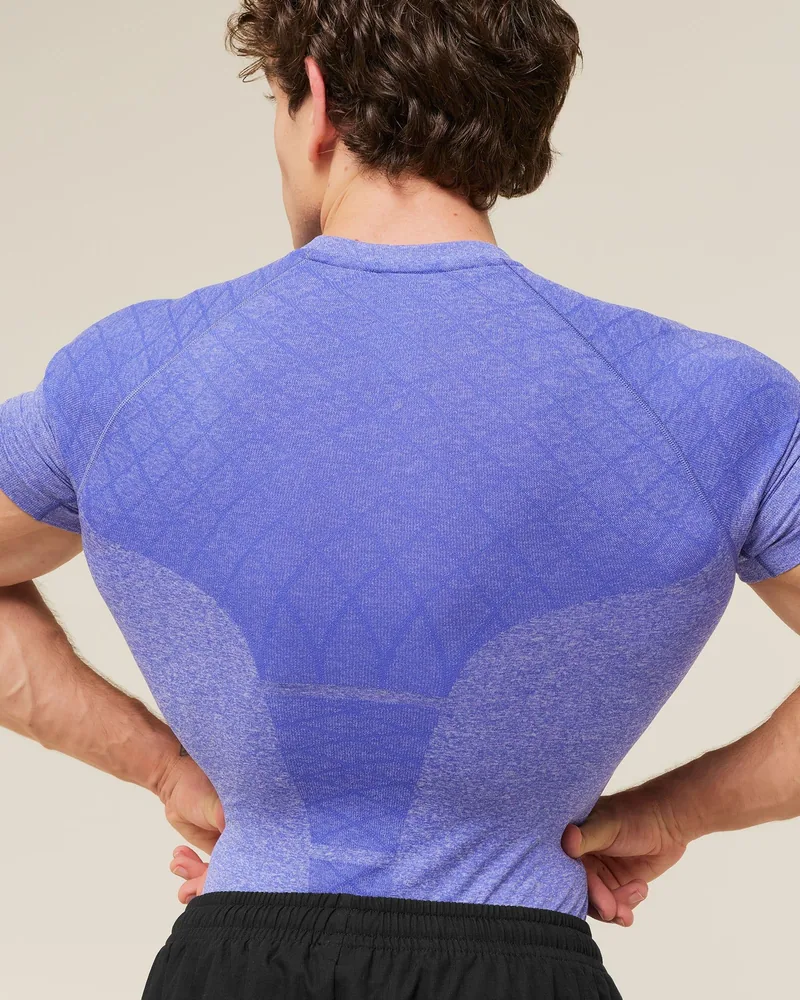 Devant Seamless T-Shirt de Gymshark en Purple