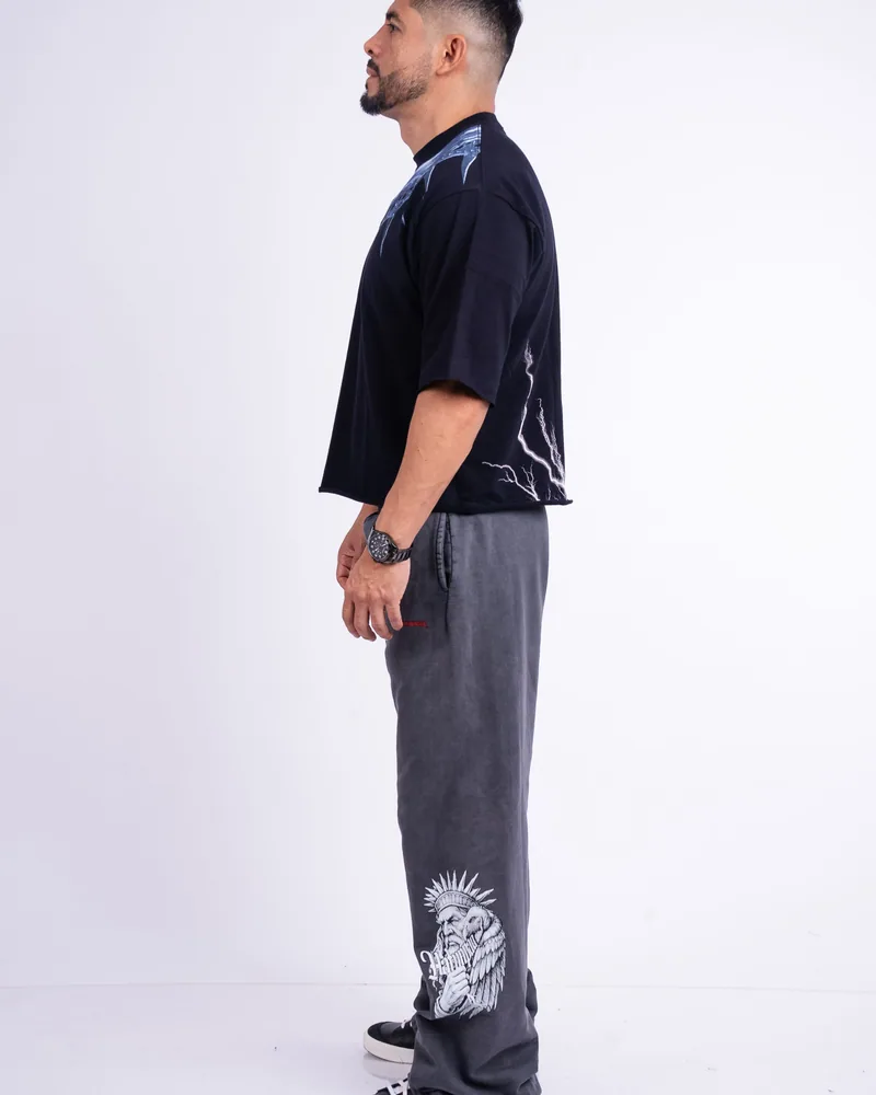 HATUNPAQ KUNTUR BAGGY JOGGER de HATUNPAQ en Gris Oscuro