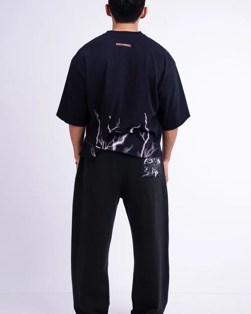 HATUNPAQ UKHU PACHA BAGGY JOGGER de HATUNPAQ en Negro