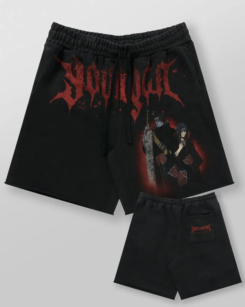 Naruto Sweat Shorts de YoungLA en Itachi & Kisame