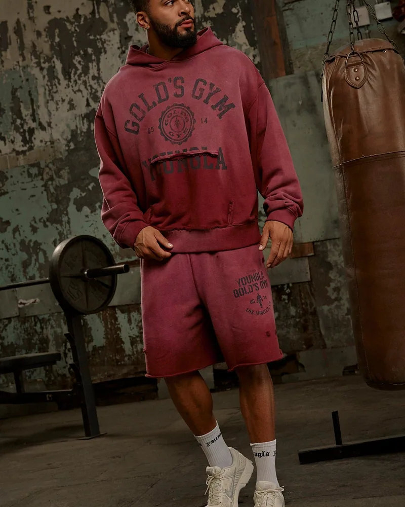 Gold's Iron Legacy Shorts de YoungLA. Foto de referencia