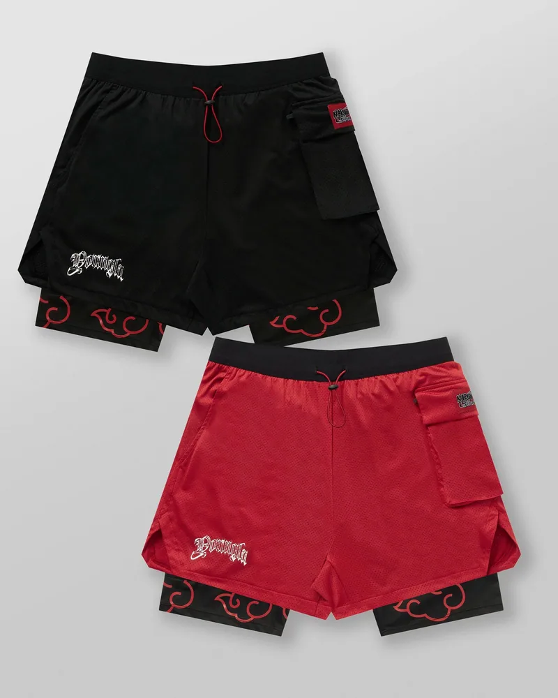 Naruto Compression Shorts de YoungLA. Foto de referencia