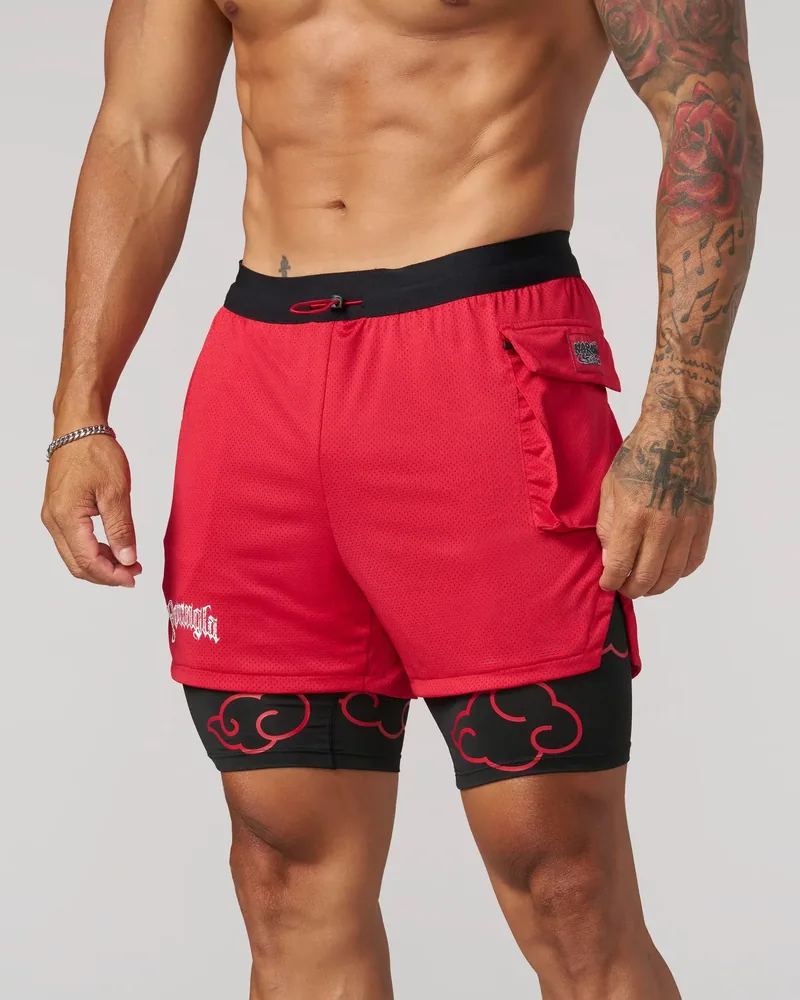 Naruto Compression Shorts de YoungLA en Red