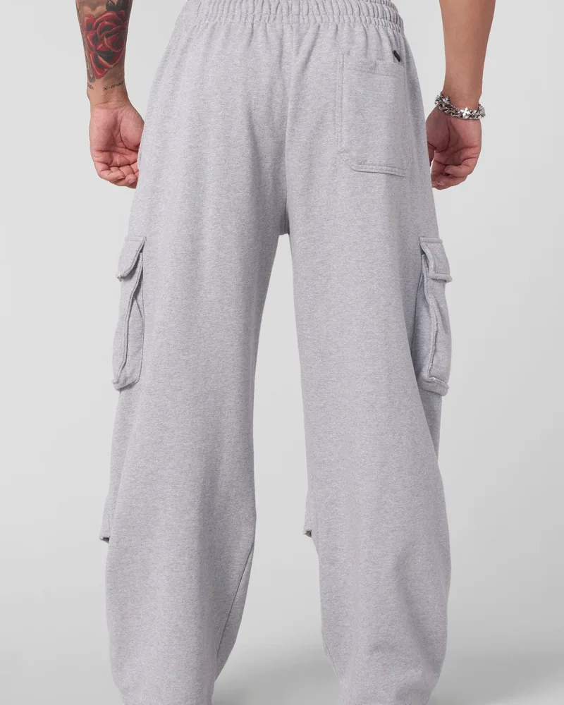 Heritage Cargo Sweats de YoungLA en Heather Grey