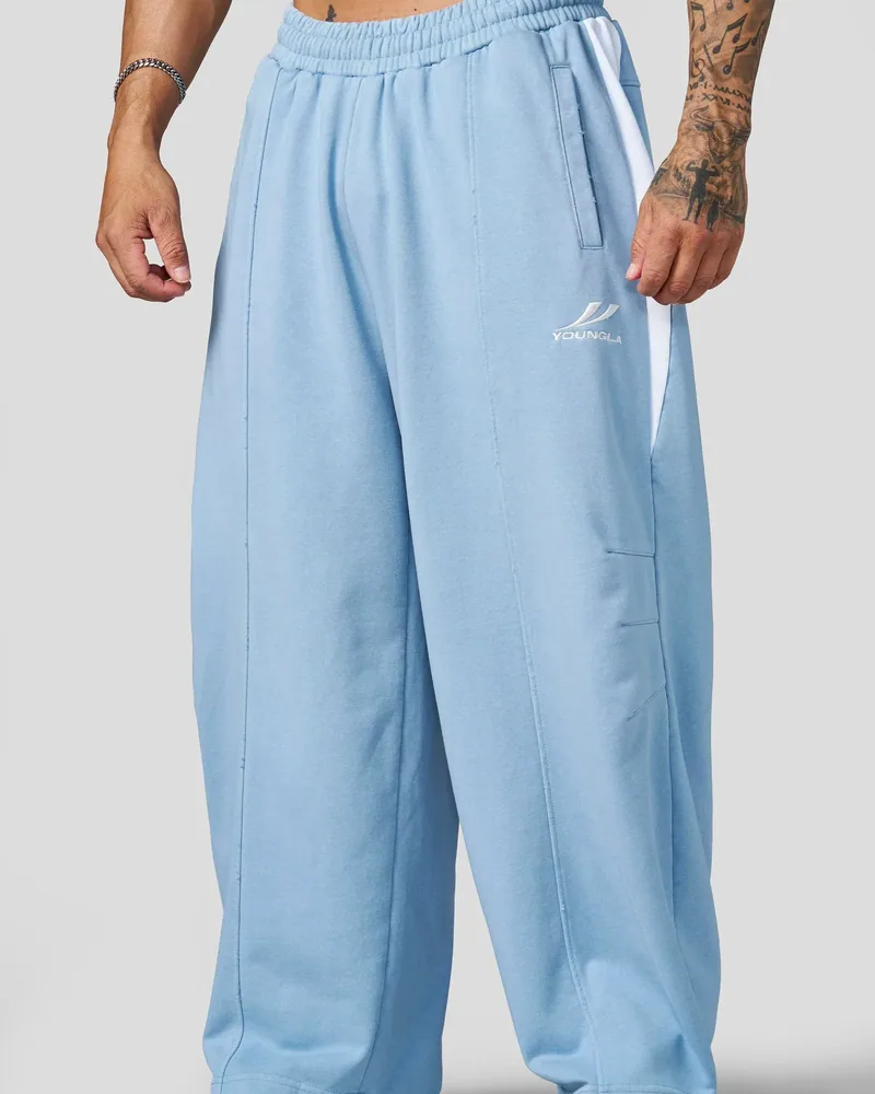 Baggy Ass Sweats de YoungLA en Light Blue Wash
