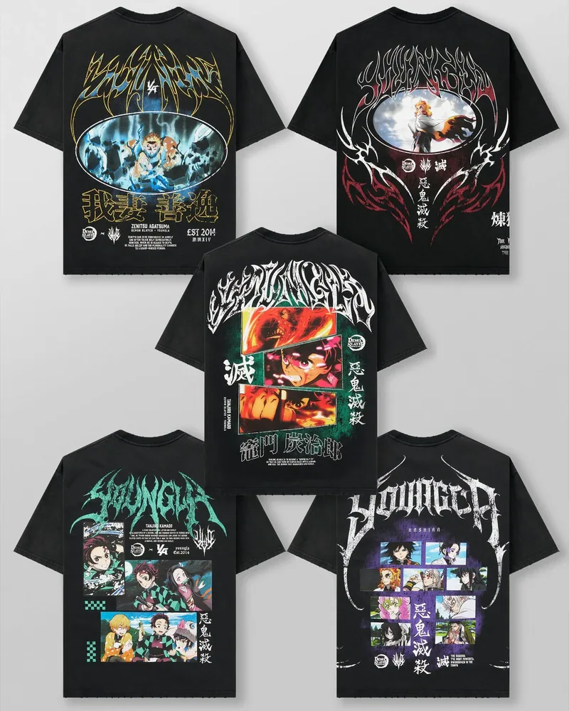 Demon Slayer: Kimetsu no Yaiba - Anime Tees de YoungLA en Thunderclap And Flash