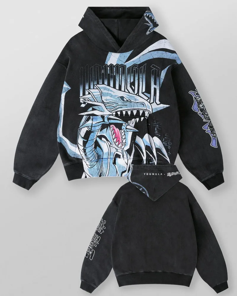 Yu-Gi-Oh! Hoodies de YoungLA en Kaiba Blue Eyes