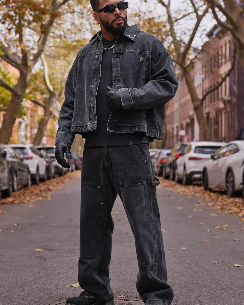 Silver Dawn Jackets de YoungLA en Black Wash