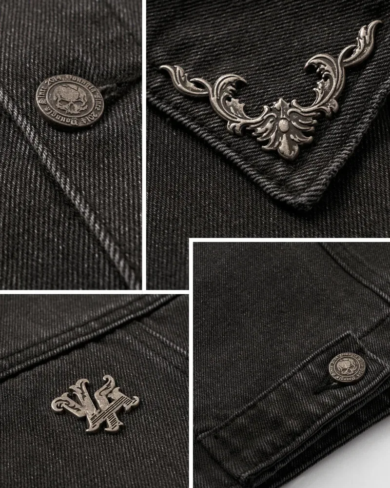 Silver Dawn Jackets de YoungLA en Black Wash
