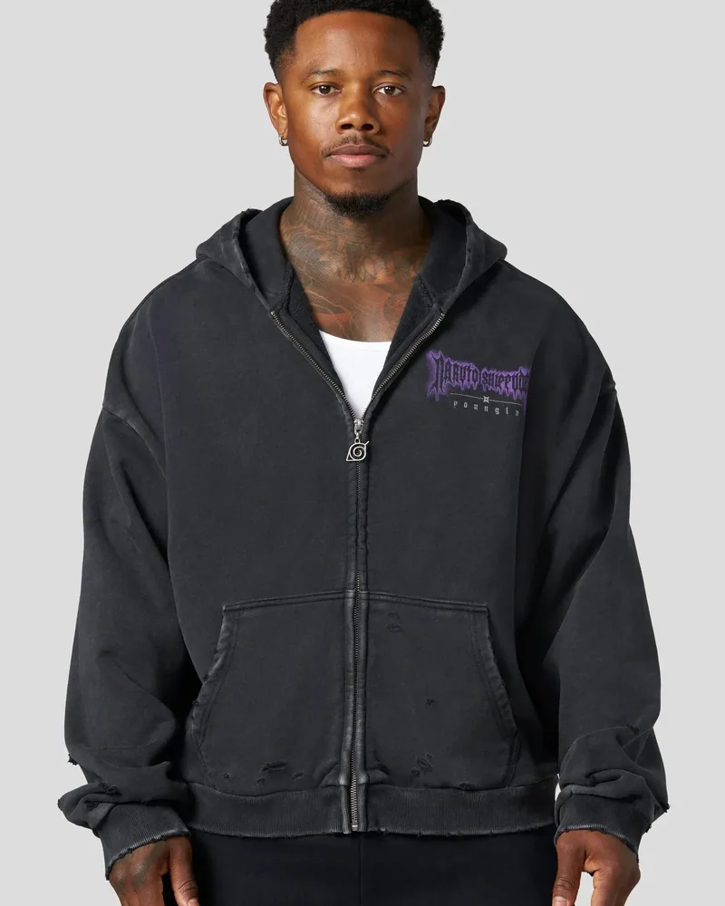 Naruto Zip-Up Hoodies de YoungLA en Battle