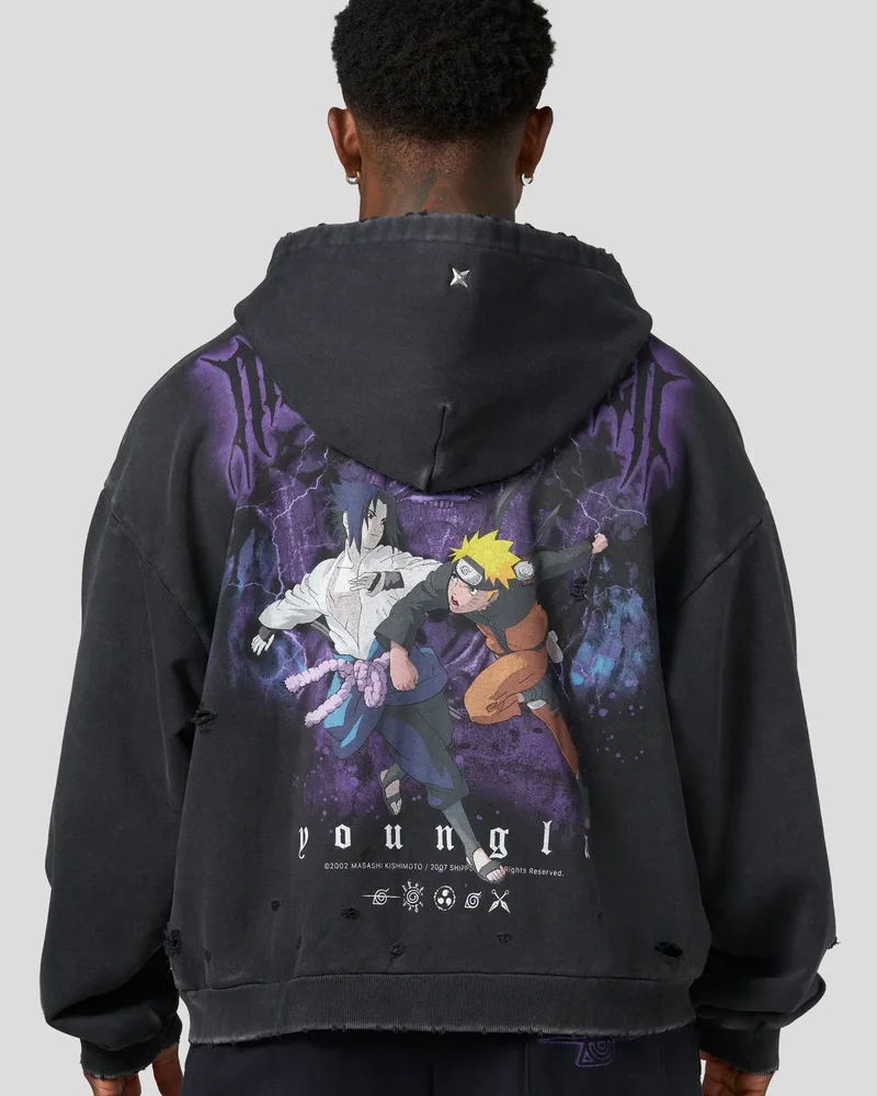 Naruto Zip-Up Hoodies de YoungLA en Battle