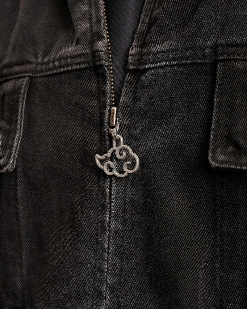 Naruto Distressed Denim Jackets de YoungLA en Akatsuki