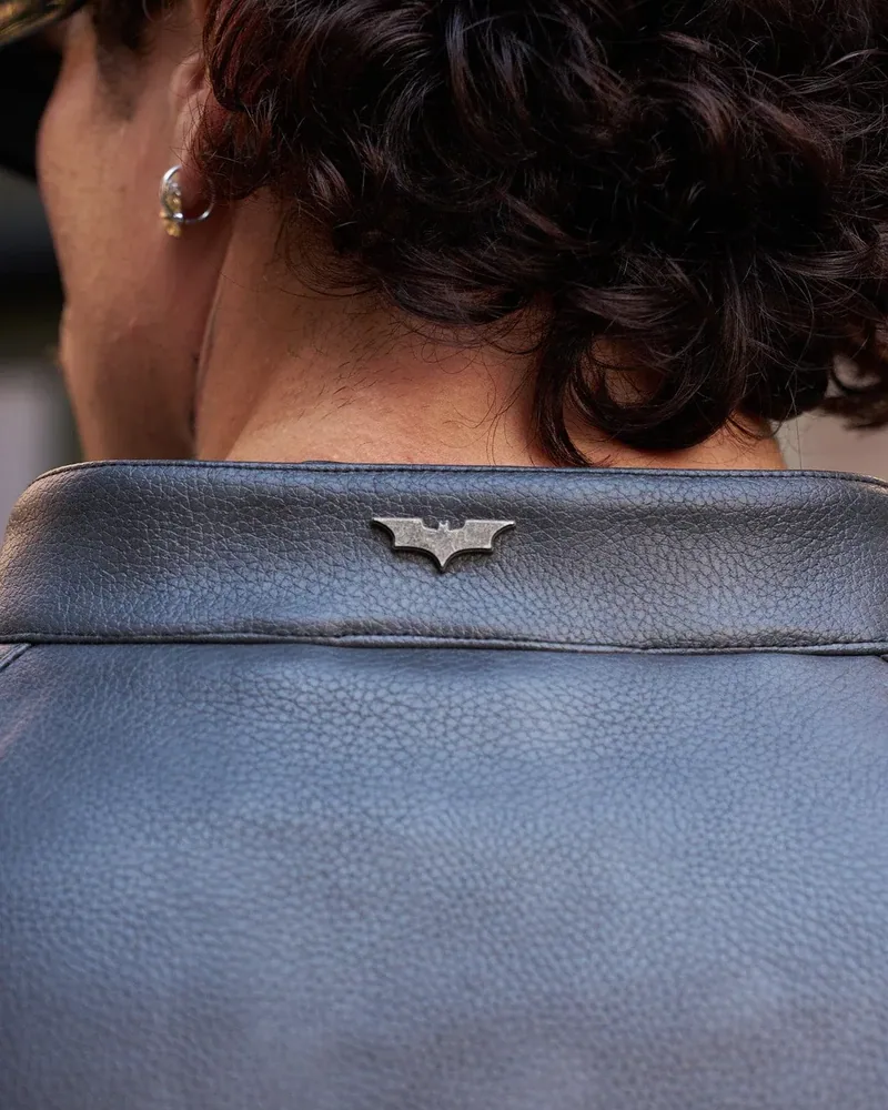 Batman Leather Jackets de YoungLA en Black Wash