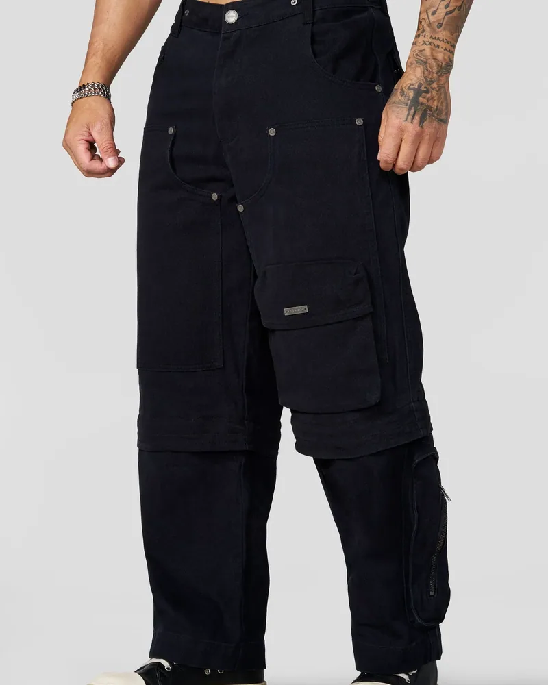 Cargo Rave Pants de YoungLA en Black